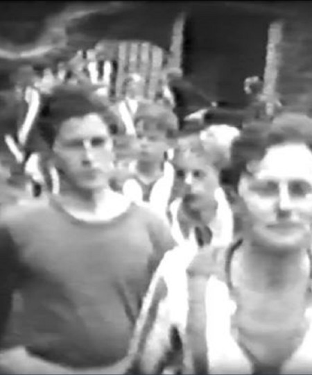 Filmstill uit Dorpsfilm Veen 1958 (collectie Streekarchief Langstraat Heusden Altena nr. 379)