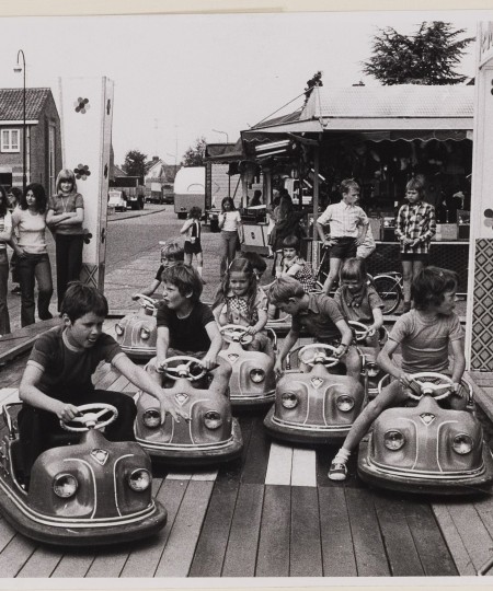 botsauto's met kinderen er in
