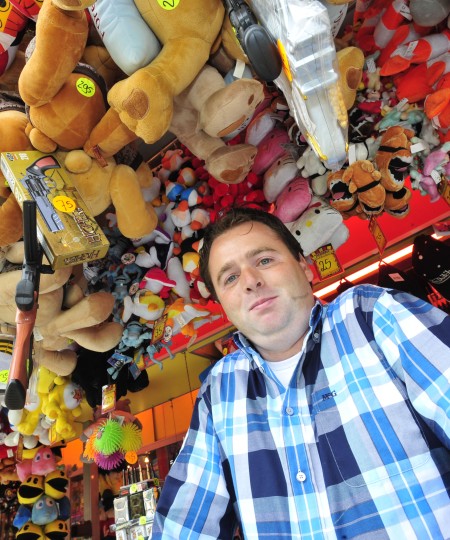 Prijzenkraam op de kermis