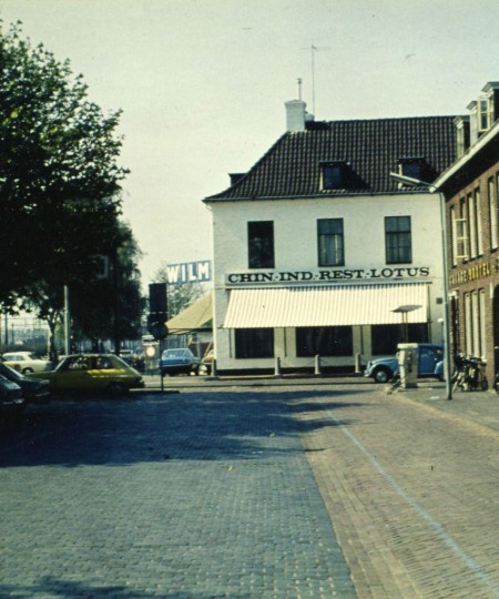 Chinees-Indisch restaurant Lotus bij het station, Boxtel 1976 (foto: fotograaf onbekend, collectie BHIC nr. 1901-009604)