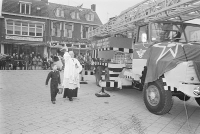 Inzegening takelwagen van Frans van Grinsven, Veghel 1964