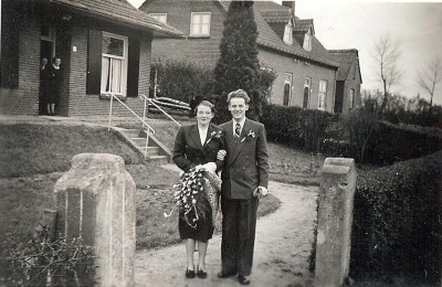 Nelly en Jac. Smits. Zij vertrokken op 5 januari 1952 naar Australië