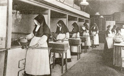 De hostiebakkerij meer dan een eeuw geleden, Sint-Michielsgestel ca. 1910