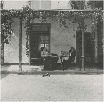 stel op terras