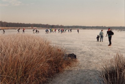 Schaatsen op natuurijs