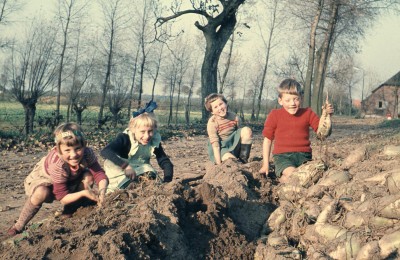Spelen tussen de knollen op het land, Den Dungen 1957