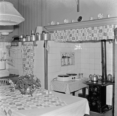 Electra en kolen in de oude schouw, Elshout 1962