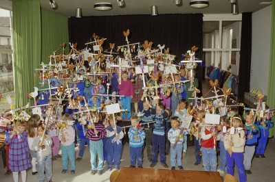 Palmpasen op basisschool de Raamdonk