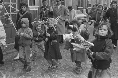 Optocht tijdens Palmpasen