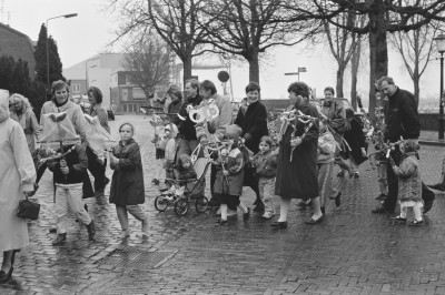 Optocht tijdens Palmpasen