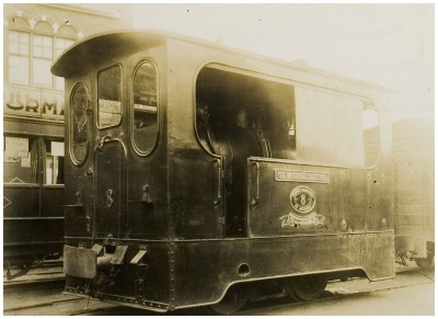 Locomotief ,,de St. Michiels Gestel". No. 8 van Trammaatschappij ,,de Meijerij" 