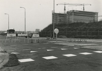 De bouw van het Catharina Ziekenhuis in Woensel, 1970