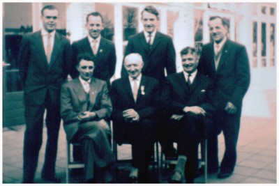Personeel van de brouwerij, Budel 1960