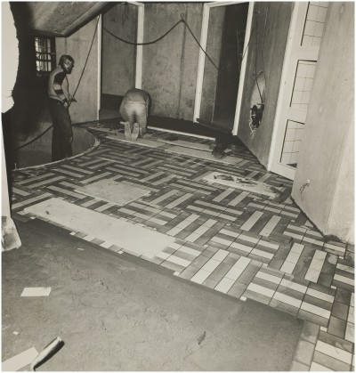 De bouw van theater "het Speelhuis". Helmond, 1977