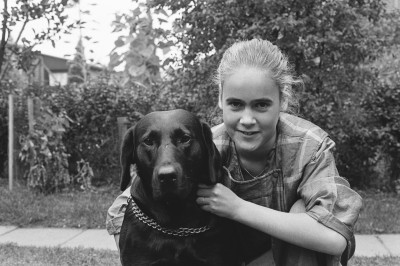 Meisje met hond