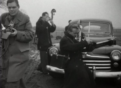 Foto: filmstill uit 'Massahuwelijk' (bron: Polygoon-Profilti, collectie Nederlands Instituut voor Beeld en Geluid)