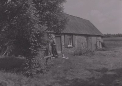 Filmstill uit Dorpsfilm Diessen 1956 (collectie BHIC nr. DIESSEN-01 en DIESSEN-02)