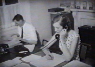 Filmstill uit Dorpsfilm Meeuwen, 1966 (collectie Streekarchief Langstraat Heusden Altena nr. 378)