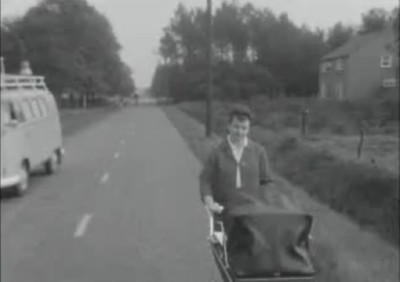 Filmstill uit Dorpsfilm Nispen, 1967 (collectie West-Brabants Archief nr. GARSD FN8-0049)