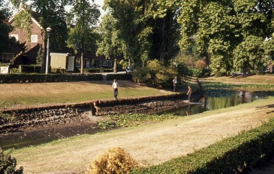 Vijver droog