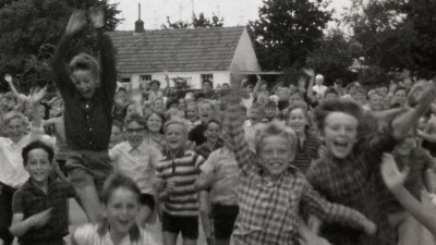 juichende kinderen