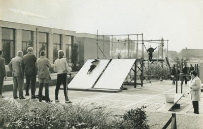 Zeepbaan tijdens de Zeskamp, Mill 1973
