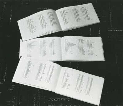 Gedenkboeken. Overloon, 1973