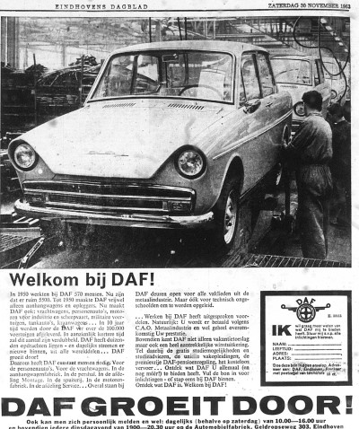 DAF groeit door!
