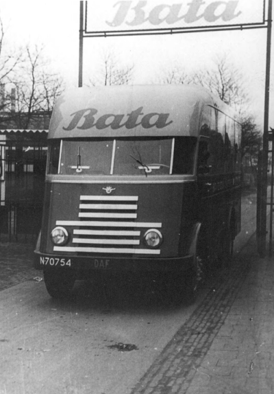 De nieuwe DAF vrachtauto van Bata
