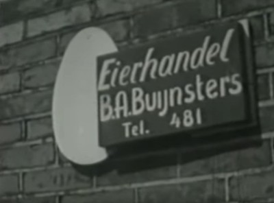Filmstill uit de dorpsfilms van Prinsenbeek 1954 en 1963