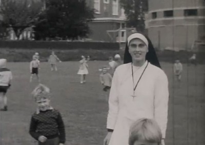 Filmstill uit Dorpsfilm Aarle-Rixtel 1960 deel 1