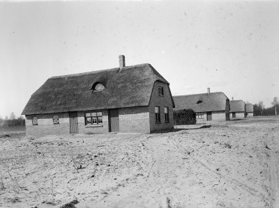 Arbeiderswoningen, Landgoed 'De Utrecht' Esbeek (foto: fotograaf onbekend/Heidemij, collectie Nationaal Archief nr. 2.24.06.02-192-0797)