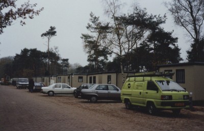 Wisselwonigen na de sloop en voor de nieuwbouw op woonoord Lunetten, Vught 1991 (foto: H. Das-Dorsmeier, collectie BHIC nr. FOTOVU.3815)