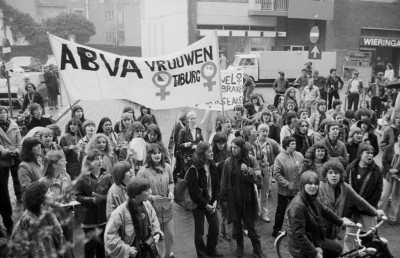 Vrouwenstaking Tilburg 1981.