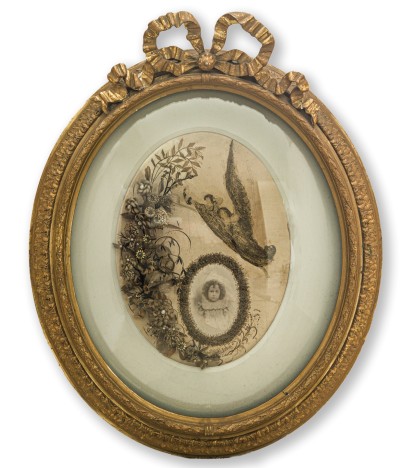 Waarschijnlijk het bekendste Tilburgse haarschilderij, dat van Marietje Kessels (1889-1900). 