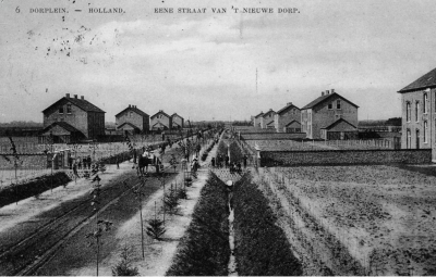 Straatbeeld Budel-Dorplein 1900