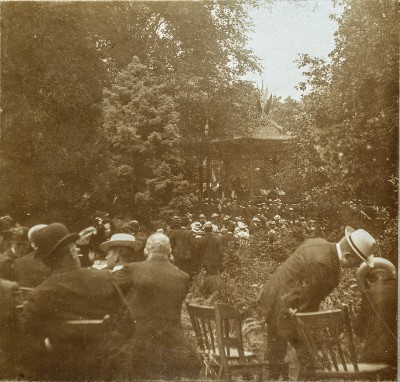Militaire muziekwedstrijden op 17, 18 en 19 juni 1905 in Tilburg.