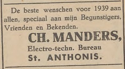 Krantenknipsel, Boxmeers Weekblad 1939