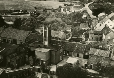 Eijsbouts fabriek aan de Driehoekstraat 1946