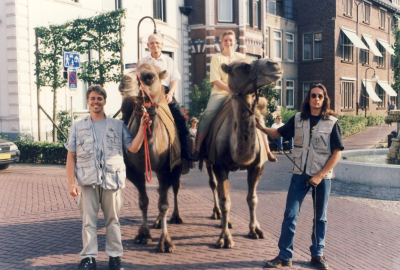 Kamelenrit tijdens kermis in Asten 1999