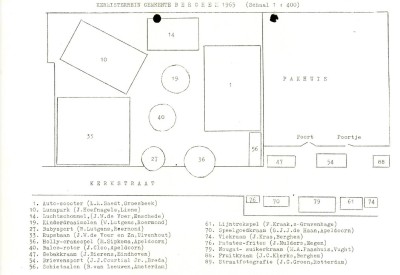 Berghem_plattegrond1965_ BHIC, toegangsnr. 7349 Gemeentebestuur Berghem 1814-1970, inv. nr. 263.3