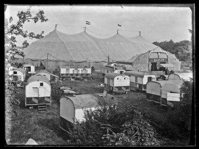 De tent van Circus Barum