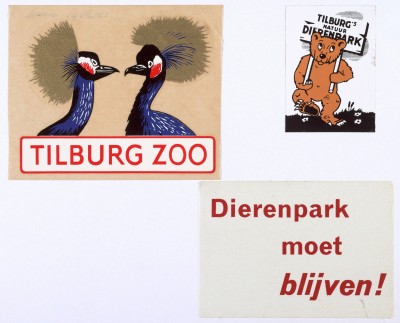 Stickers van dierenpark Tilburg