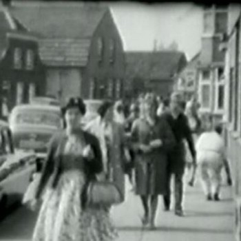 Filmstill uit Dorpsfilm Baardwijk, 1960 (collectie Streekarchief Langstraat Heusden Altena nr. 332)