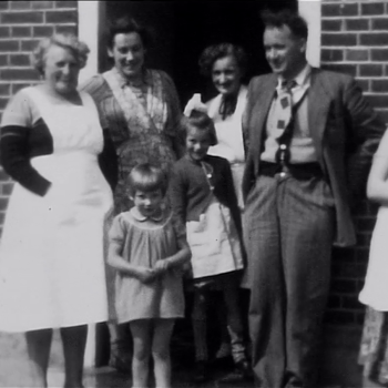 gezin uit Oeffelt, still uit de dorpsfilm
